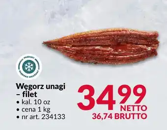 Węgorz unagi - filet