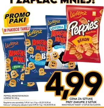 Chrupki Lorenz Monster Munch Pizza