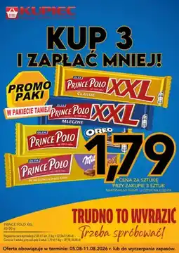 Kupiec Wafelek Prince Polo XXL Milka oferta