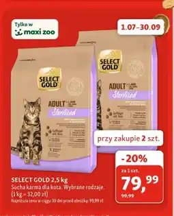 Maxi Zoo Sucha karma dla kota Select Gold oferta