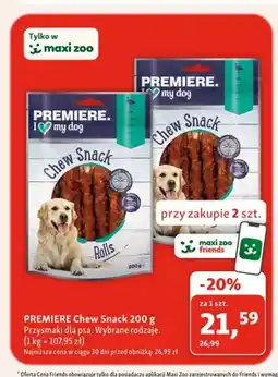 Maxi Zoo Przysmaki dla psa PREMIERE Chew Snack oferta