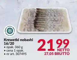 Makro Krewetki nobashi 16/20 oferta