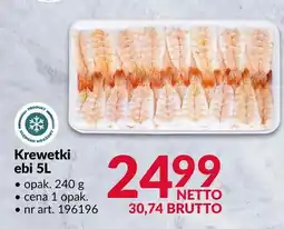 Makro Krewetki ebi oferta