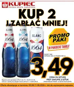 Kupiec Piwo Kronenbourg 1664 Blanc oferta