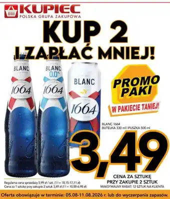 Piwo Kronenbourg 1664 Blanc