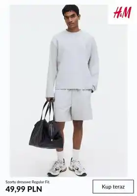H&M Szorty dresowe Regular Fit H&M oferta