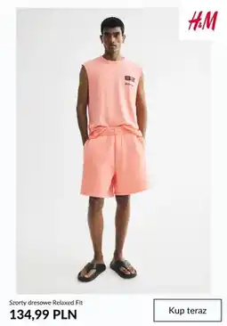 H&M Szorty dresowe Relaxed Fit H&M oferta