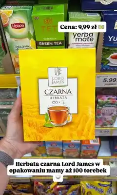 Dino Herbata czarna Lord James oferta