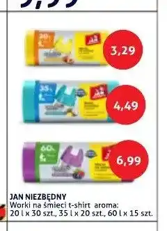 Blue Stop Worki na śmieci Jan Niezbędny t-shirt aroma 20 l 30-pak oferta
