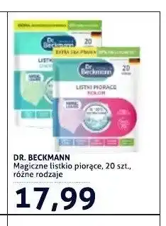 Blue Stop Magiczne listki piorące Dr. Beckmann oferta