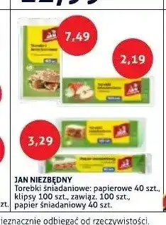 Blue Stop Torebki śniadaniowe papierowe Jan Niezbędny oferta