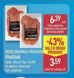 ALDI Kindziuk z pieprzem Wędliniarnia Premium oferta