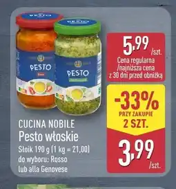 ALDI Pesto włoskie Rosso Cucina Nobile oferta