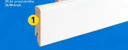 Castorama Listwa MDF GoodHome biała wys. 8 cm oferta