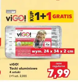 Kaufland Tacki aluminiowe viGO! 4-pak oferta