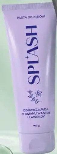 Rossmann Splash Odświeżająca pasta do zębów o smaku wanilii i lawendy oferta