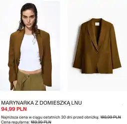 H&M H&M Marynarka z domieszką lnu oferta