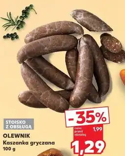 Kaufland Olewnik Kaszanka gryczana oferta