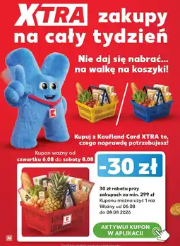 Kaufland Kupon Kaufland Card - 30 zł rabatu przy zakupach za min. 299 zł oferta