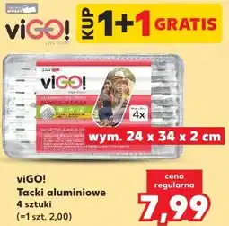 Kaufland viGO! Tacki aluminiowe oferta