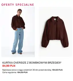 H&M H&M Kurtka oversize z bombkowym brzegiem oferta