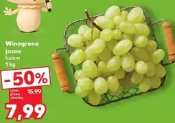 Kaufland Winogrona jasne luzem oferta