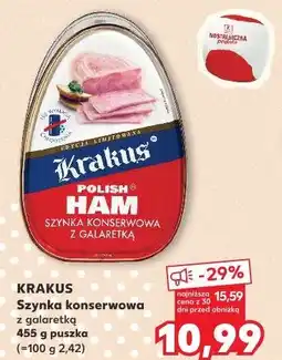 Kaufland Krakus Szynka konserwowa z galaretką oferta