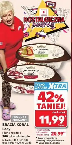 Kaufland Lody Bracia Koral oferta