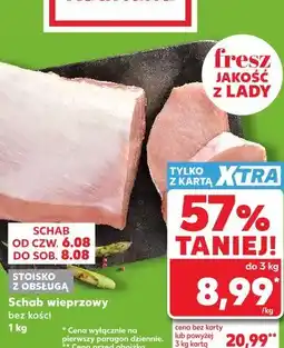 Kaufland Schab wieprzowy bez kości oferta