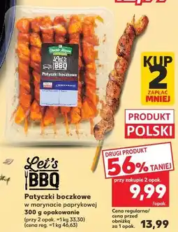 Kaufland Patyczki boczkowe w marynacie paprykowej Let's BBQ oferta