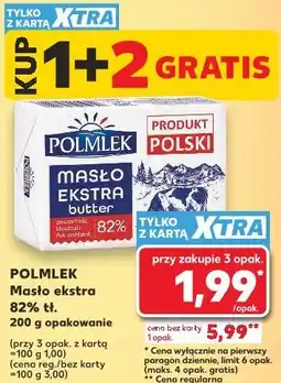 Kaufland Polmlek Masło ekstra 82% tł oferta