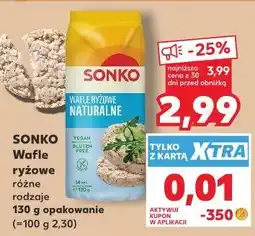 Kaufland Sonko Wafle ryżowe oferta