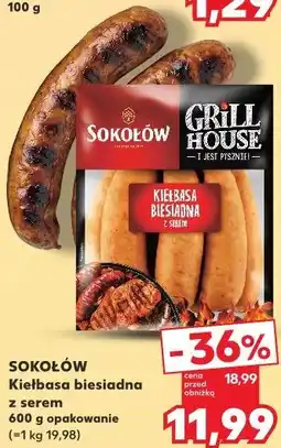 Kaufland Sokołów Kiełbasa biesiadna z serem oferta