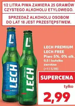 Kaufland Lech Premium / Lech Free Piwo oferta