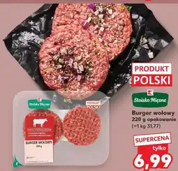 Kaufland Stoisko Mięsne Burger wołowy oferta