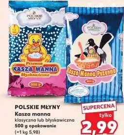 Kaufland Polskie Młyny Kasza manna oferta