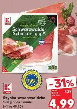 Kaufland Szynka szwarcwaldzka Classic oferta