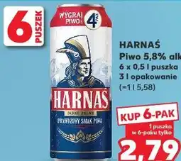 Kaufland Harnaś Jasne Pełne Piwo 5,8% alk oferta