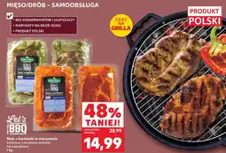 Kaufland Stek z karkówki w marynacie barbecue, czosnkowo-ziołowej lub paprykowej Let's BBQ oferta