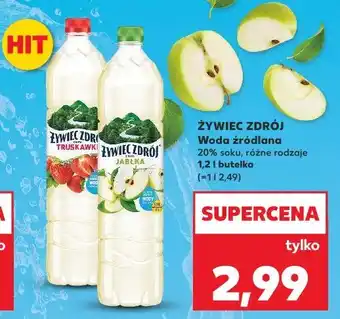Kaufland Żywiec Zdrój Woda źródlana 20% soku oferta