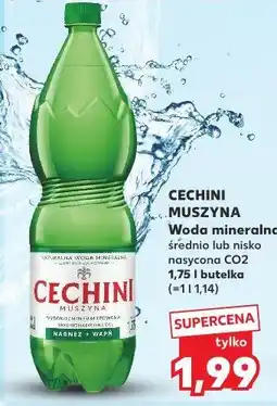 Kaufland Cechini Muszyna Woda mineralna oferta