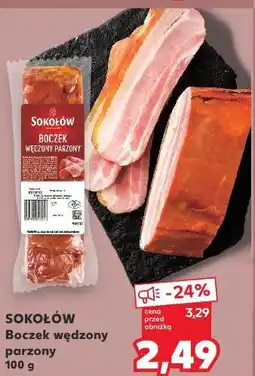 Kaufland Boczek wędzony parzony Sokołów oferta