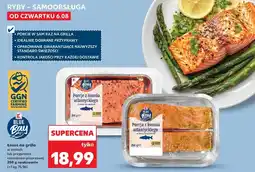 Kaufland Łosoś na grilla Blue Bay w ziołach lub przyprawie czosnkowo-pieprzowej oferta