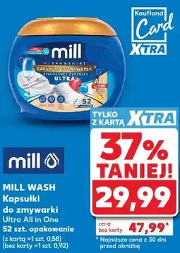 Kaufland Mill Wash Kapsułki do zmywarki Ultra All in One oferta