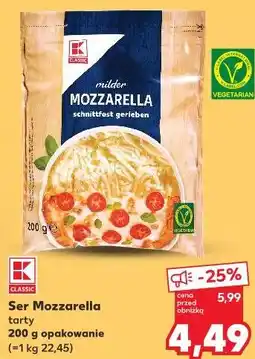 Kaufland K-Classic Ser Mozzarella tarty oferta