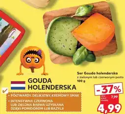 Kaufland Ser Gouda holenderska z zielonym lub czerwonym pesto oferta