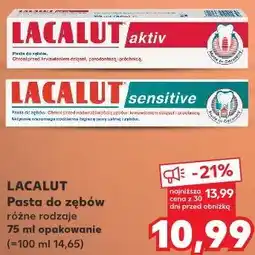 Kaufland Lacalut Pasta do zębów oferta