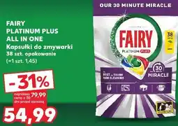 Kaufland Fairy Platinum Plus All In One Kapsułki do zmywarki oferta