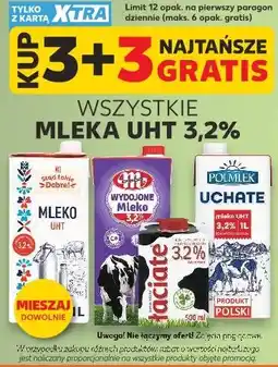 Kaufland Wszystkie mleka UHT 3,2% oferta