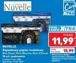 Kaufland Nuvelle Zapachowy papier toaletowy Bleu Royal, Perle Blanche, Noir d'Orient oferta